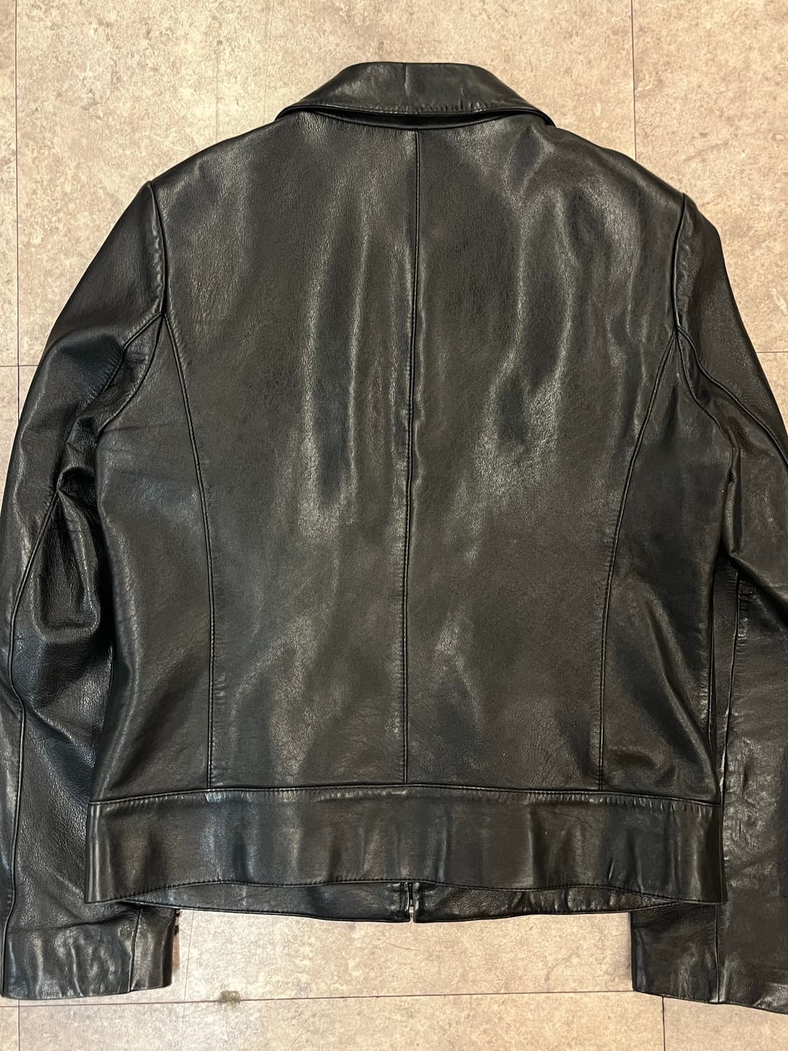빈티지 양가죽 레더 자켓 블랙 66 #csz4001 상품이미지6