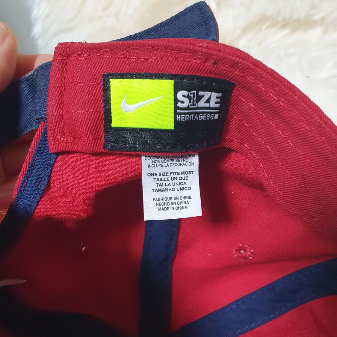 나이키 헤리티지86 팀USA 국대 성조기 레드 볼캡 상품이미지3