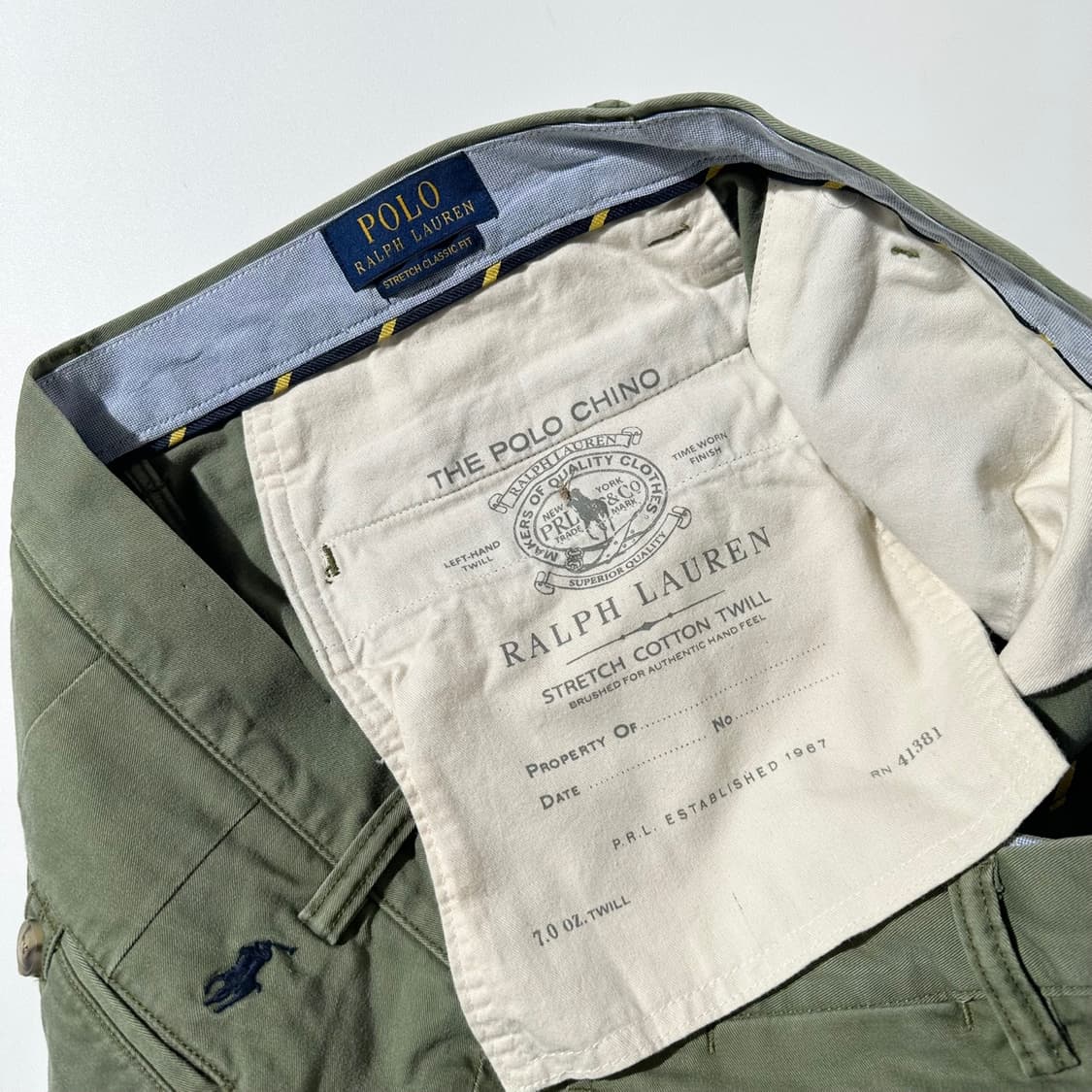 폴로 랄프로렌 스트레치 코튼 트윌 치노 하프팬츠 반바지  상품이미지6