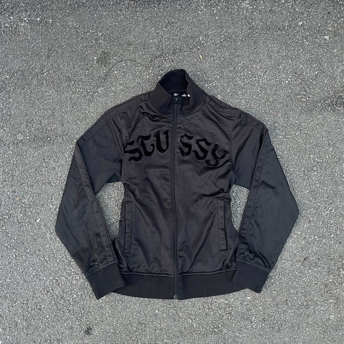 00s  스투시 어센틱 기어 올드스쿨 바시티 트랙탑 져지 S 상품이미지4