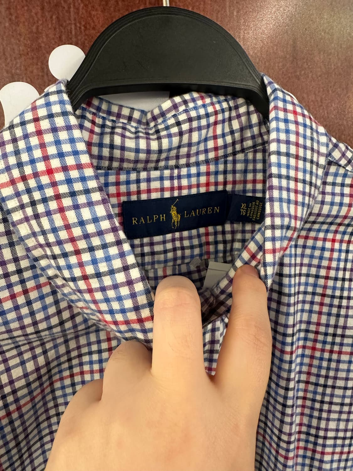 POLO 폴로 체크 긴팔셔츠👔 상품이미지4