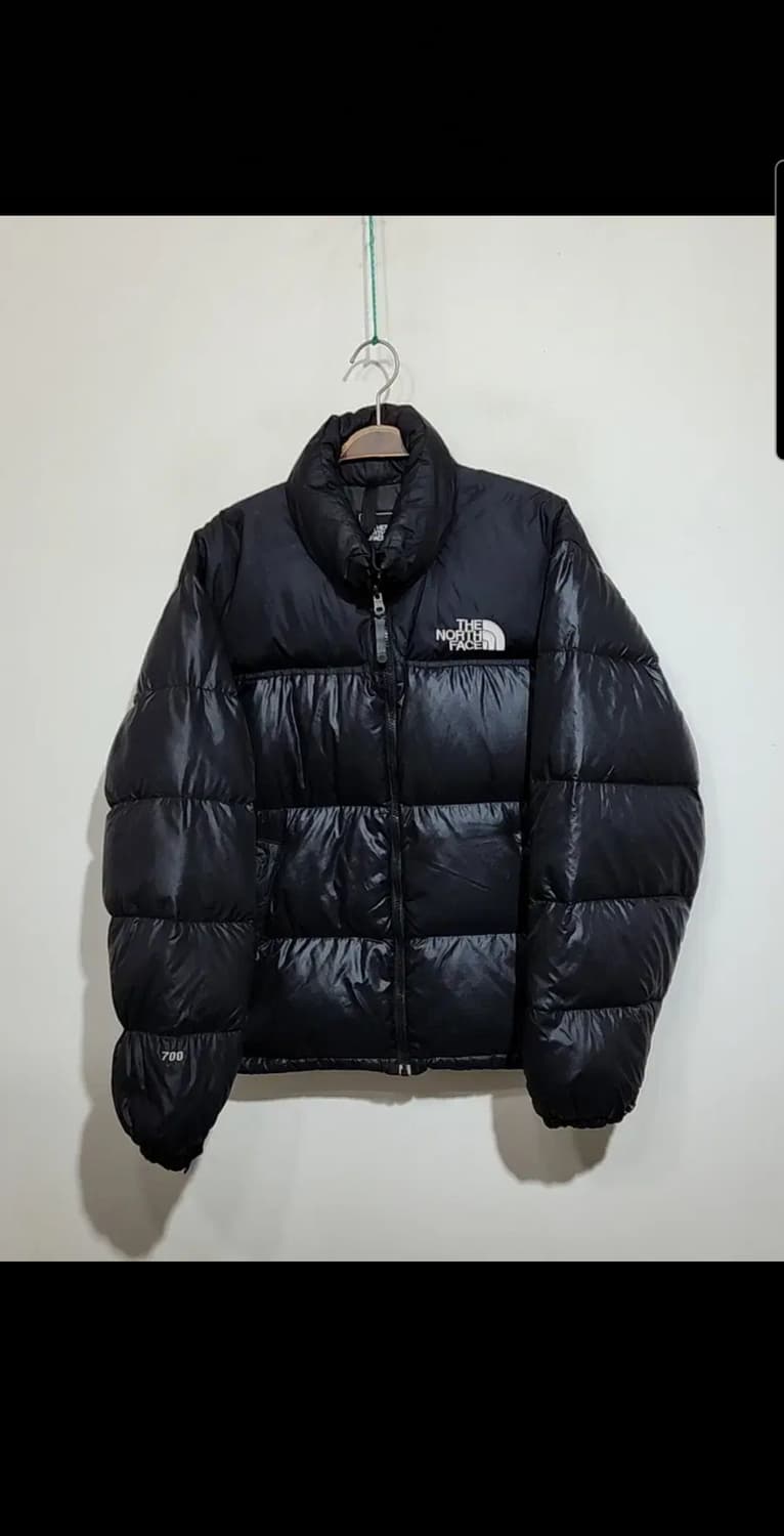 (M) 노스페이스 거위털 눕시패딩 점퍼 블랙 700 구스다운 자켓  상품이미지1