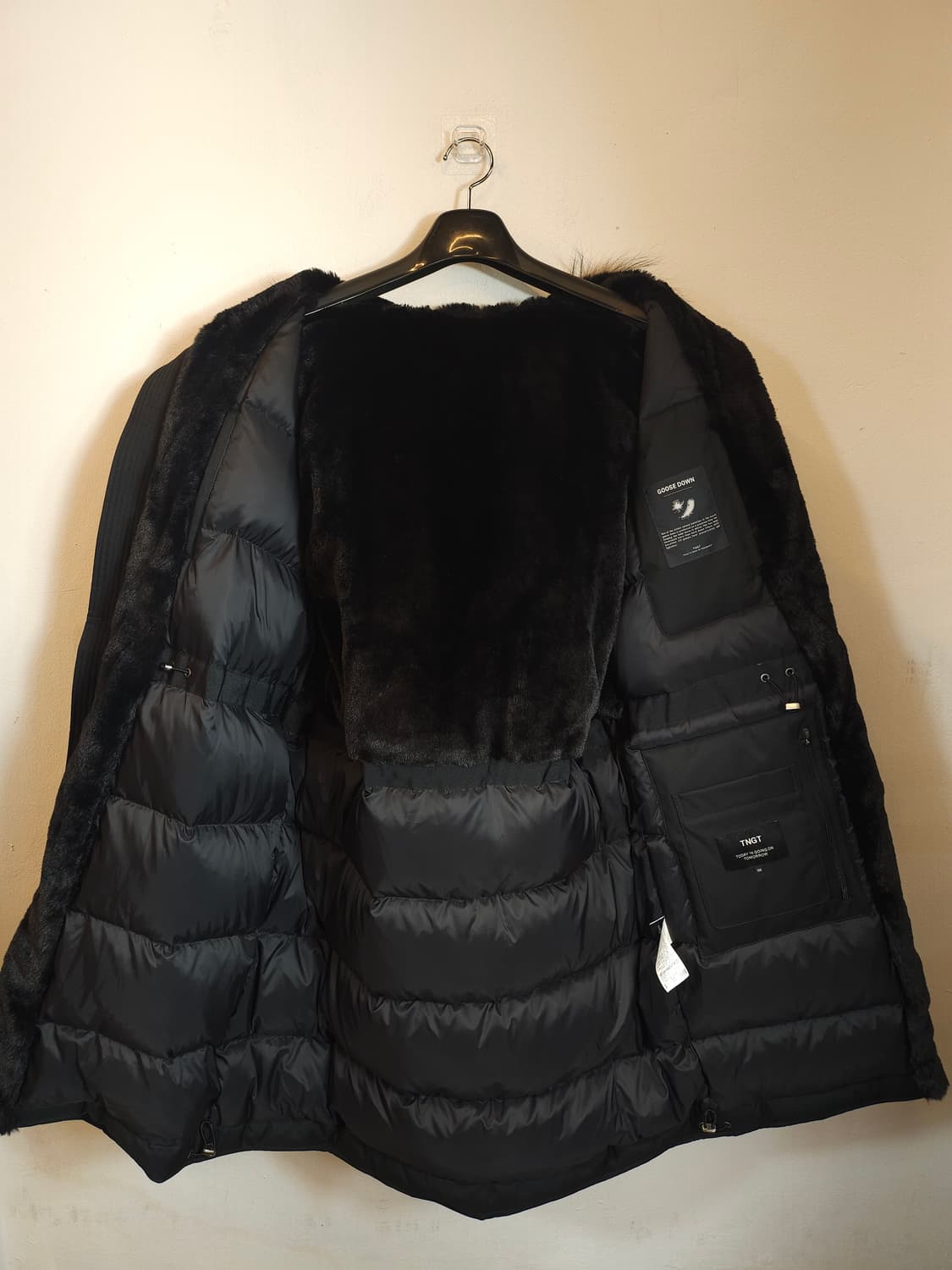 TNGT 사가폭스 프리미엄구스다운 롱패딩 100 L 새제품 상품이미지8