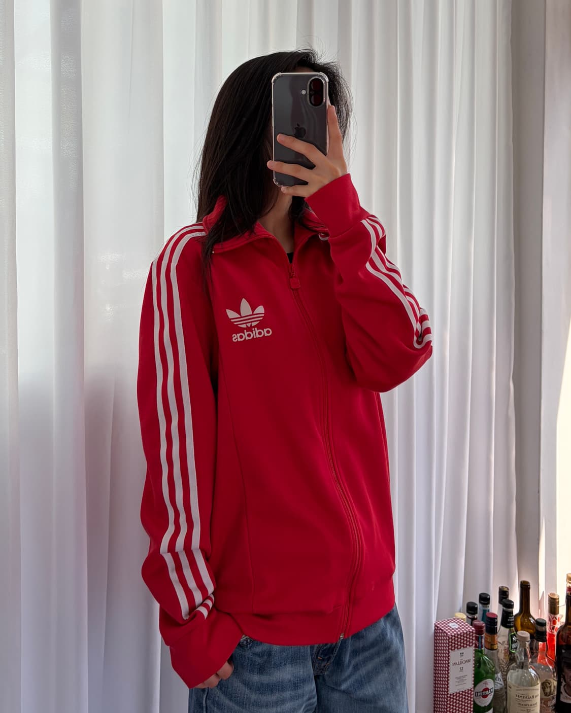 [M]아디다스 유로파 레드 트랙탑 져지 상품이미지1