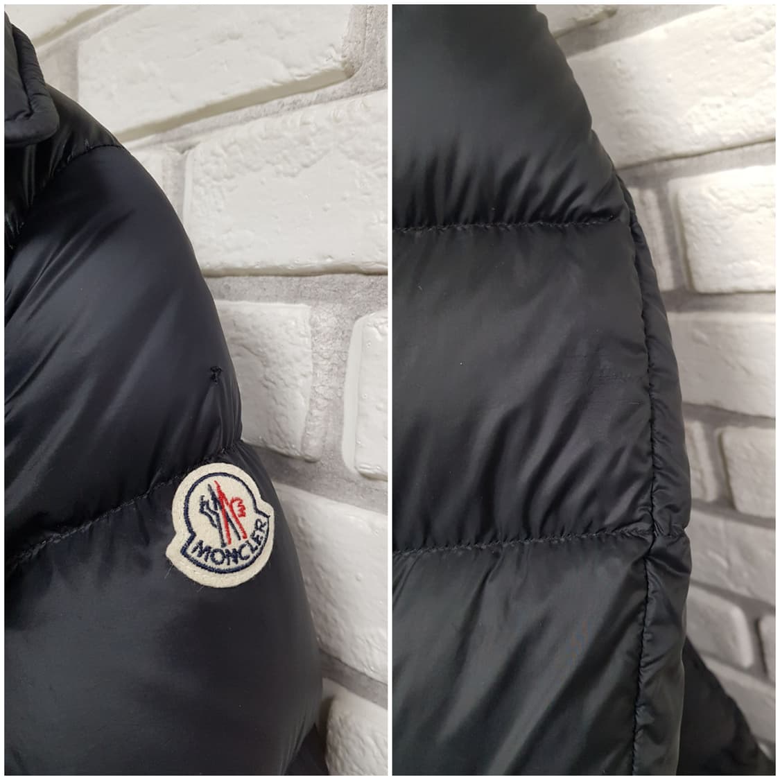 [1/55/정품] 몽클레어 젤리노떼 벨티드패딩 블랙 상품이미지5