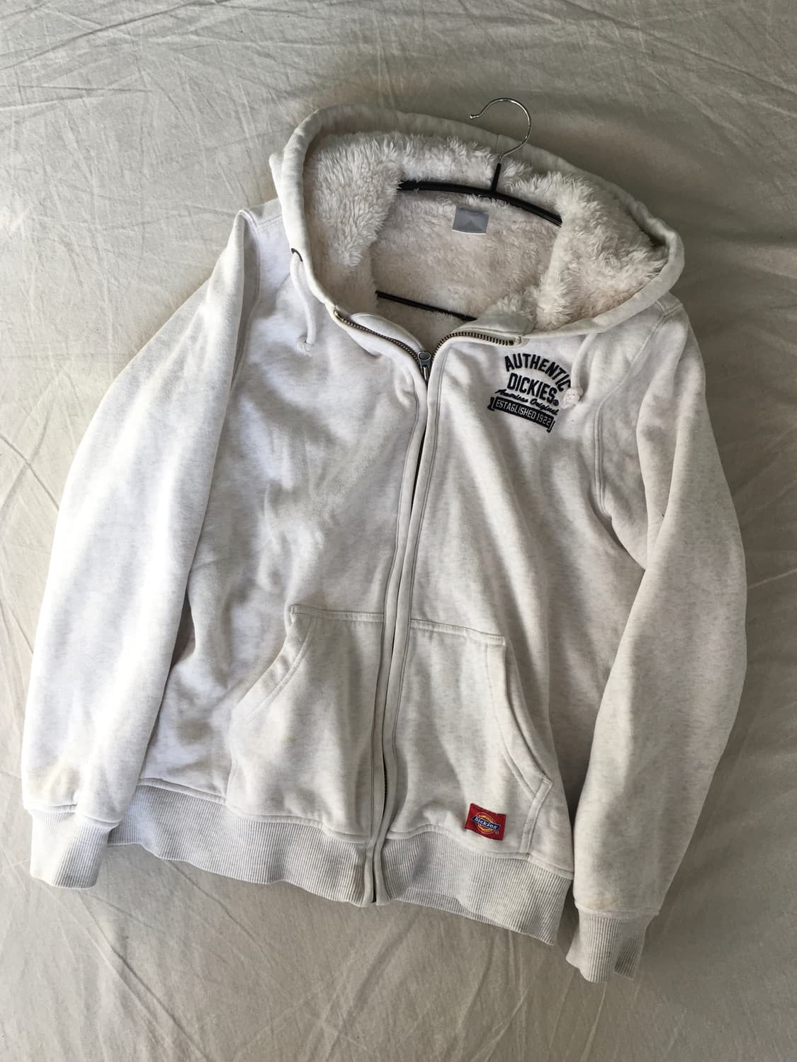 디키즈 가슴로고 양털 후드집업 상품이미지3