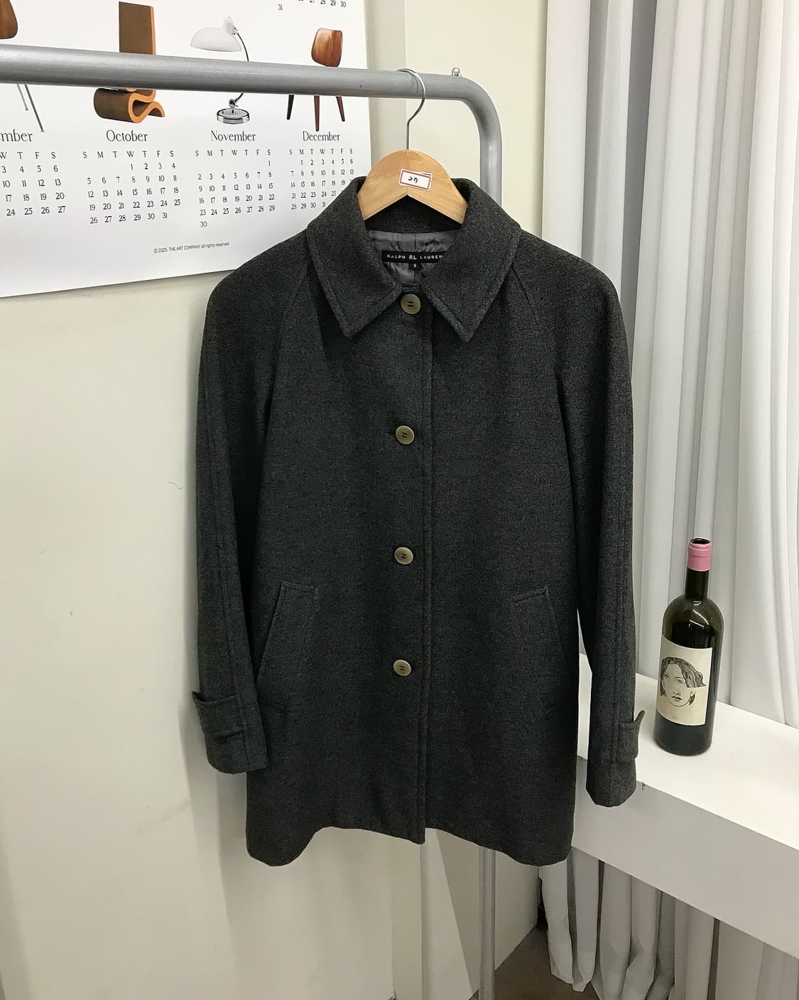 폴로 랄프로렌 캐시미어 하프 코트 상품이미지1