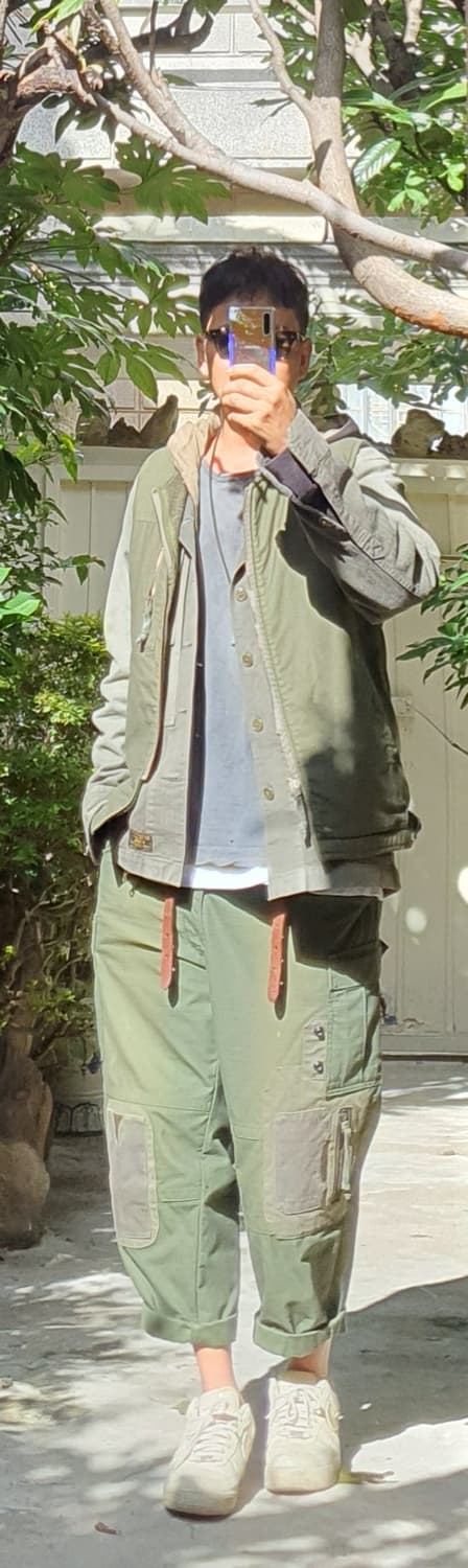 m65팬츠 빈티지 커스텀[업그레이드 버전/ 하드워싱/ 사이드지퍼] 상품이미지10