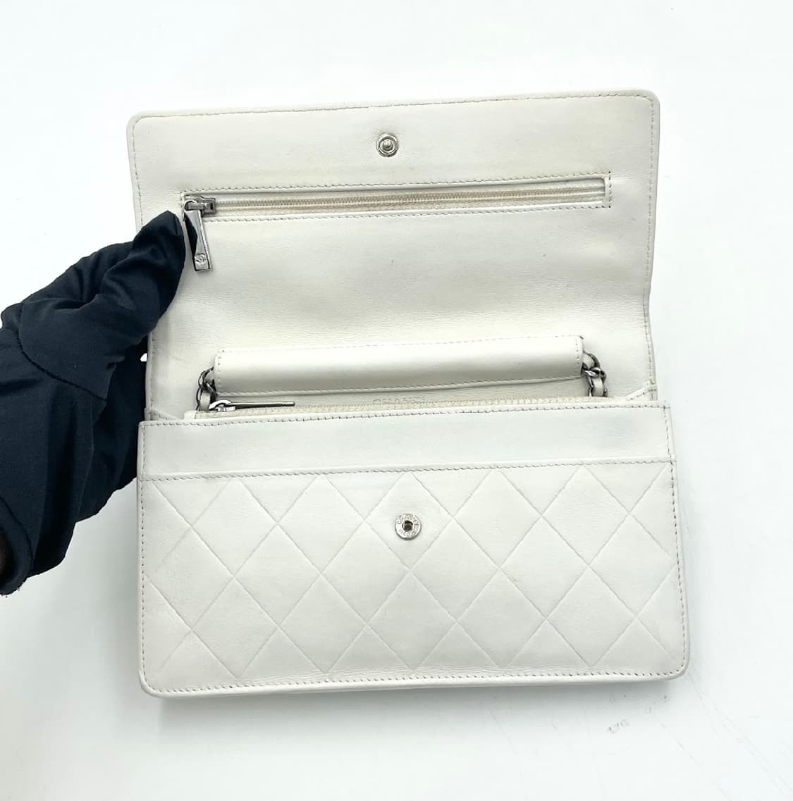 [정품/10번대] 샤넬 WOC 화이트 빈티지 상품이미지5