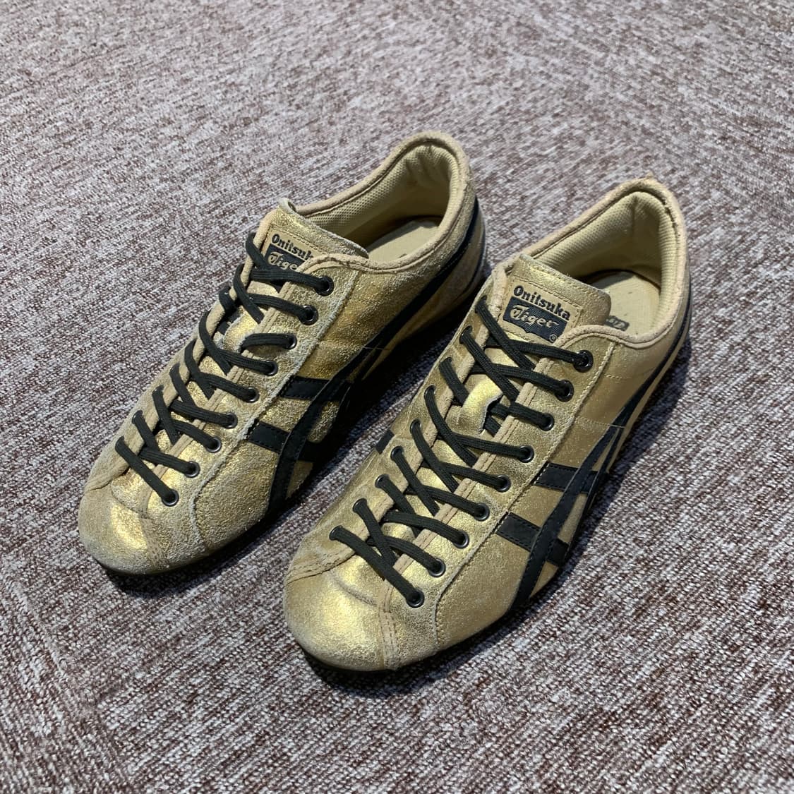 280) 오니츠카 타이거 골드&블랙 상품이미지1