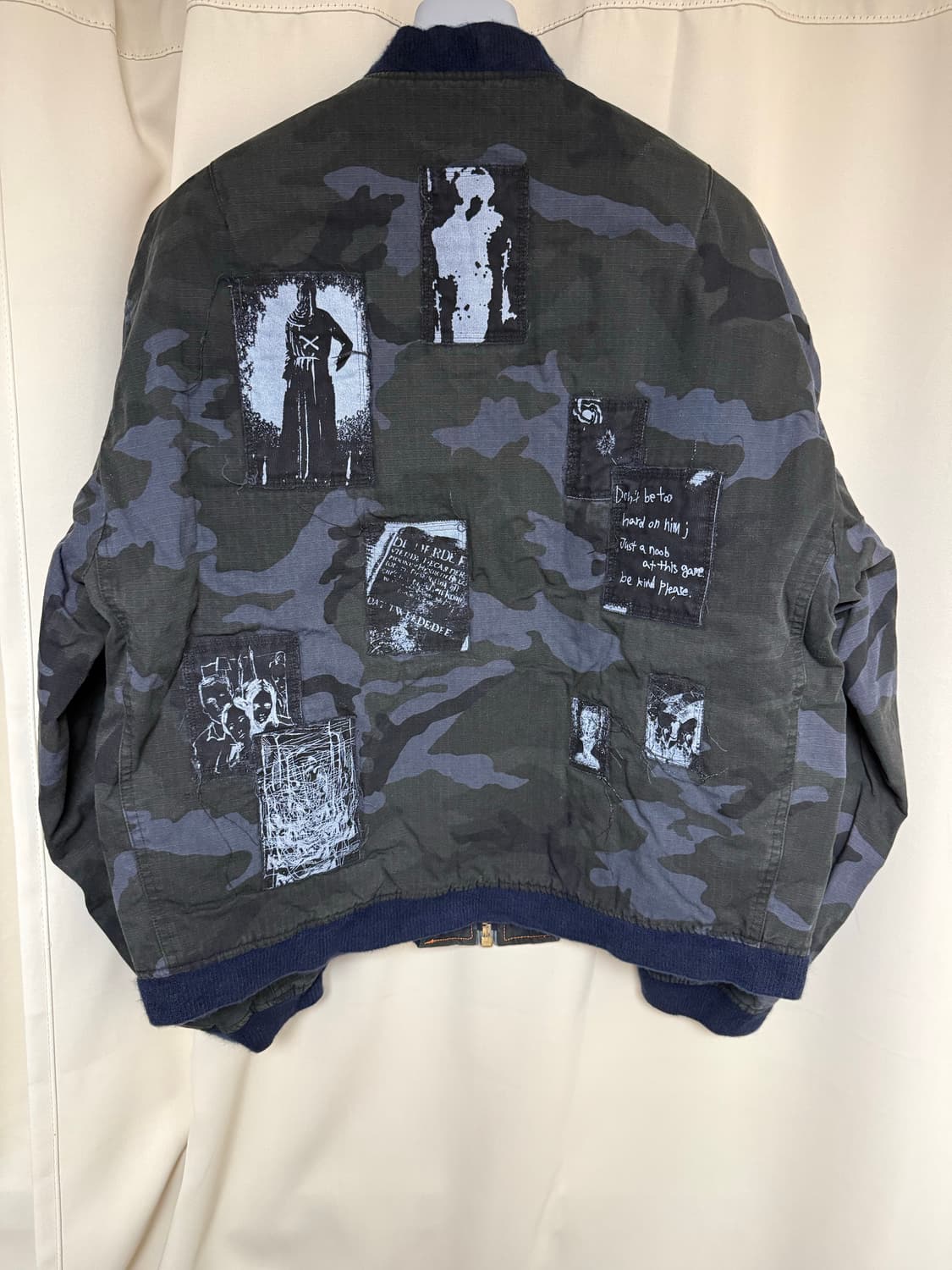 언더마이카 ‘’RIOT RIOT RIOT" BLUE CAMO 1 팝니다 상품이미지2