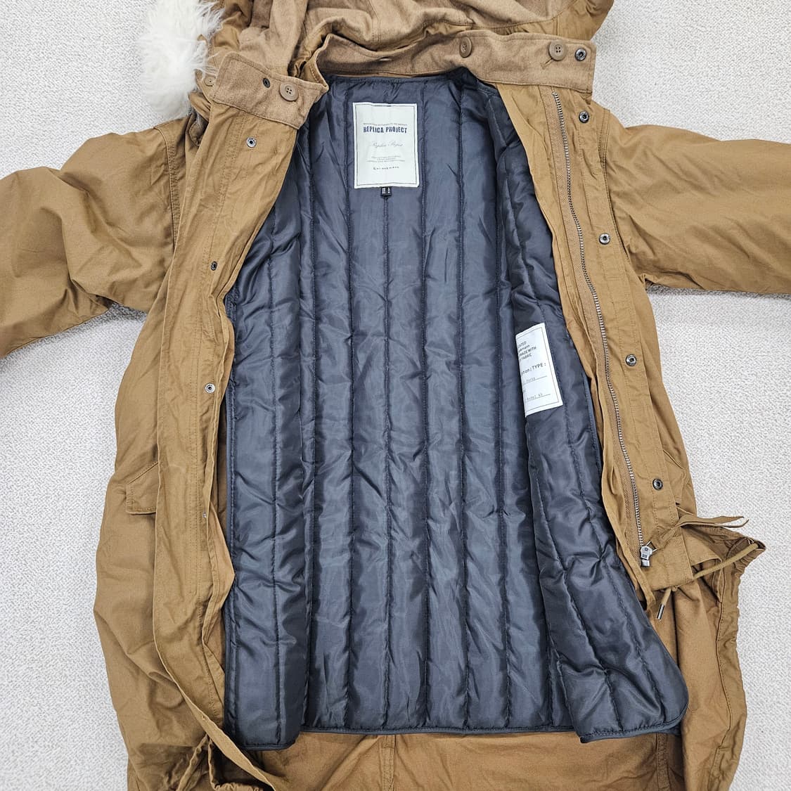 [L] 카이아크만 레플리카 프로젝트 밀리터리 야상 자켓 1204JM1 상품이미지4