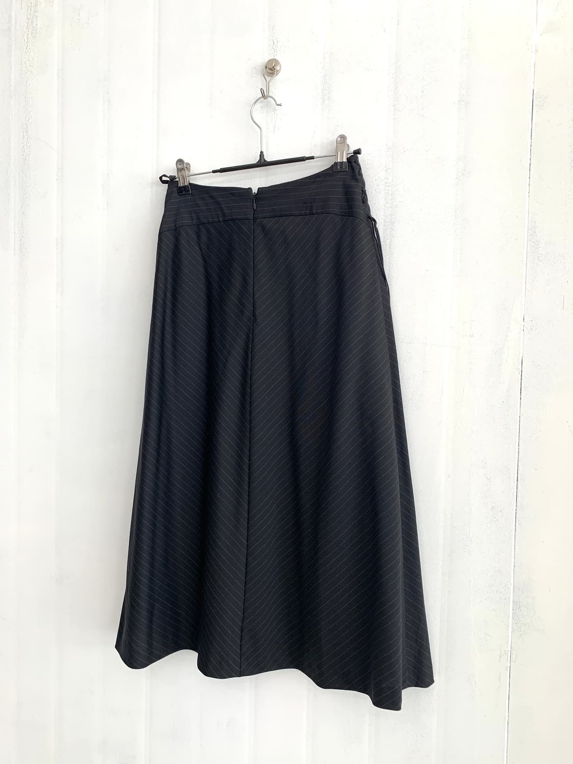 Black Side Lace-Up Long Skirt 상품이미지5