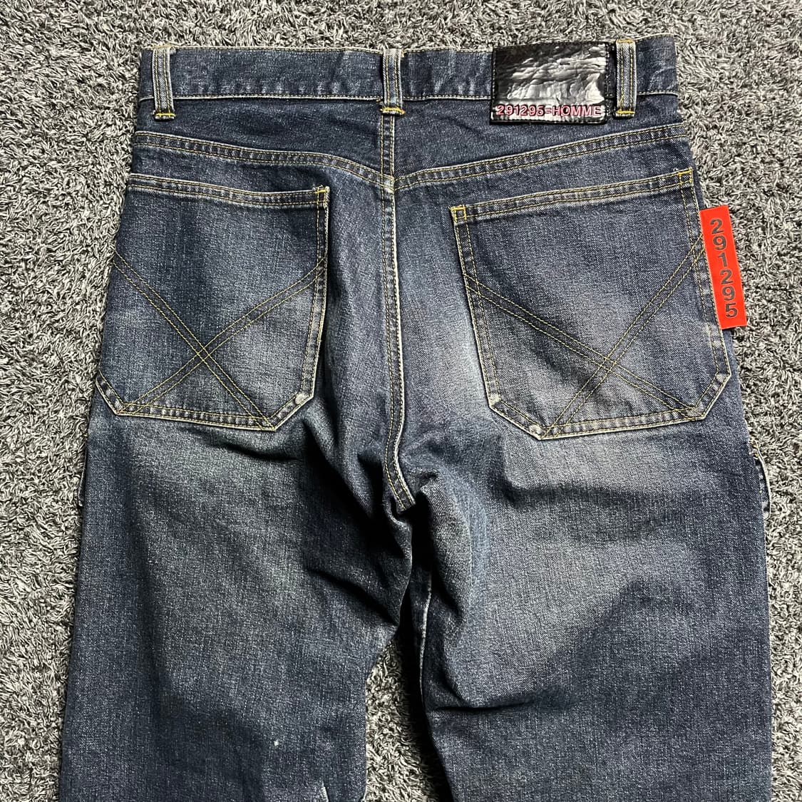 291295=homme 3D knee 데님 상품이미지6