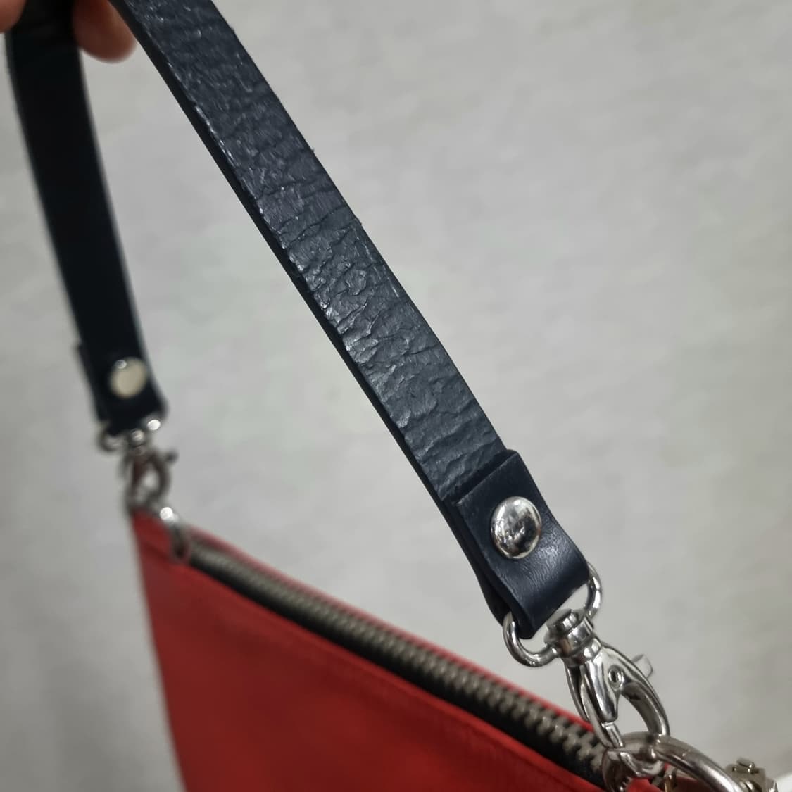 Barbara Rihl PARIS 싱가폴래플스호텔 소가죽 미니백 클러치백 상품이미지8