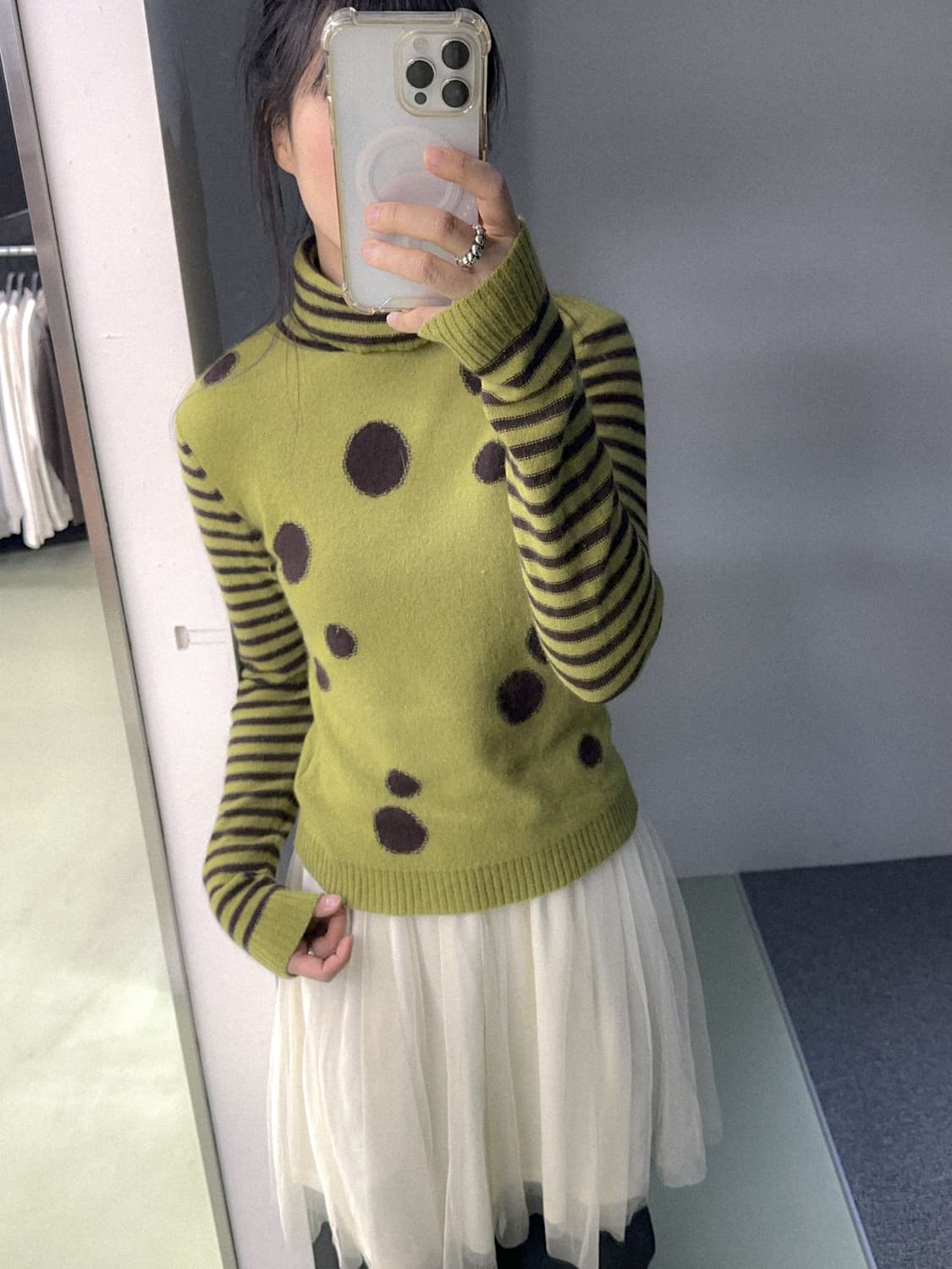 ivory sha skirt 상품이미지3