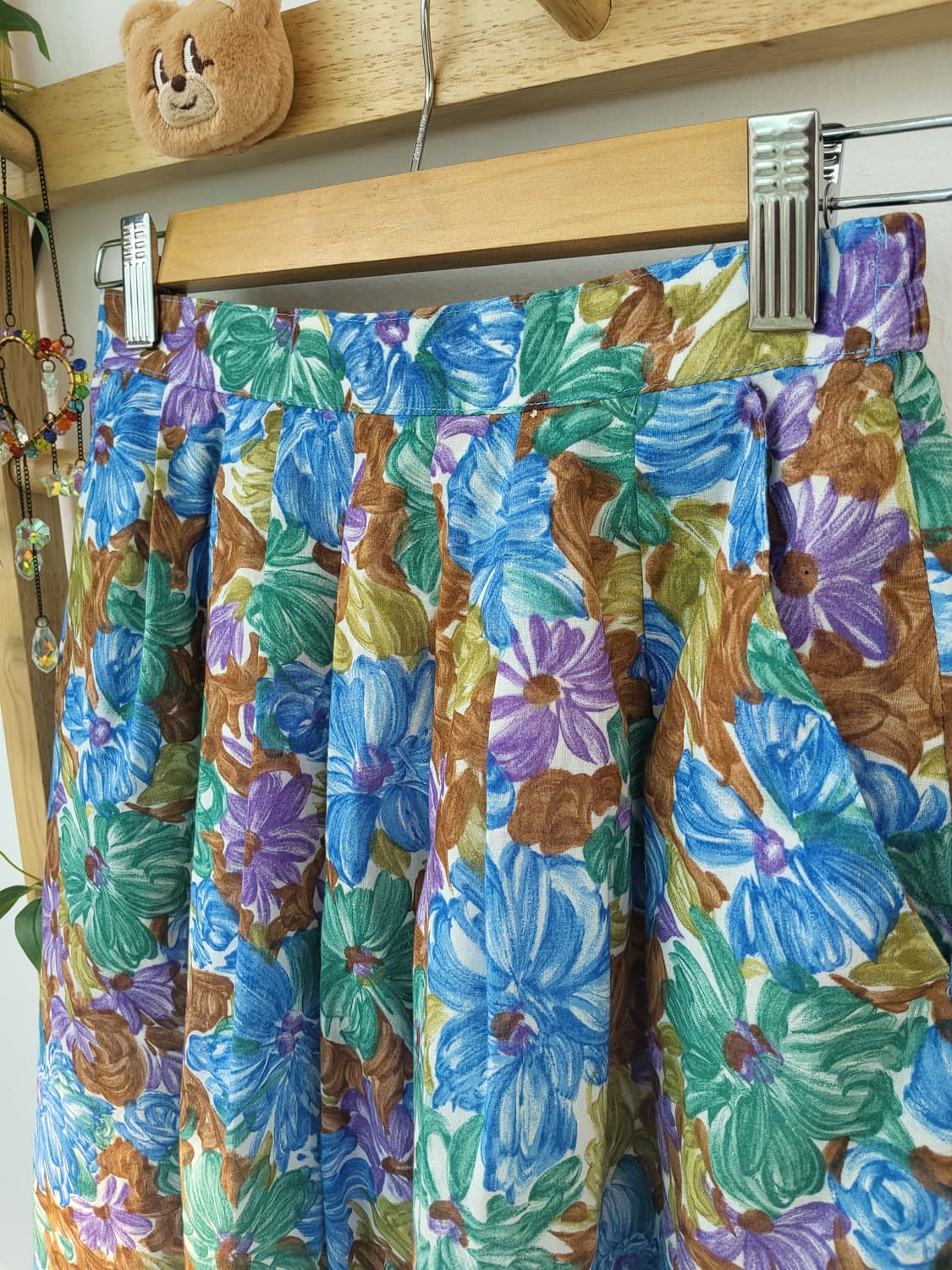 플라워 패턴 빈티지 롱스커트 상품이미지4