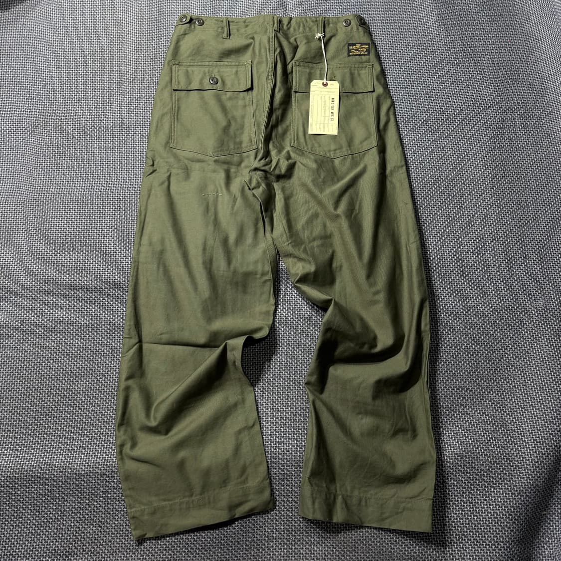 빈티지 밀리터리 퍼티그 팬츠 (L/XL) 상품이미지5