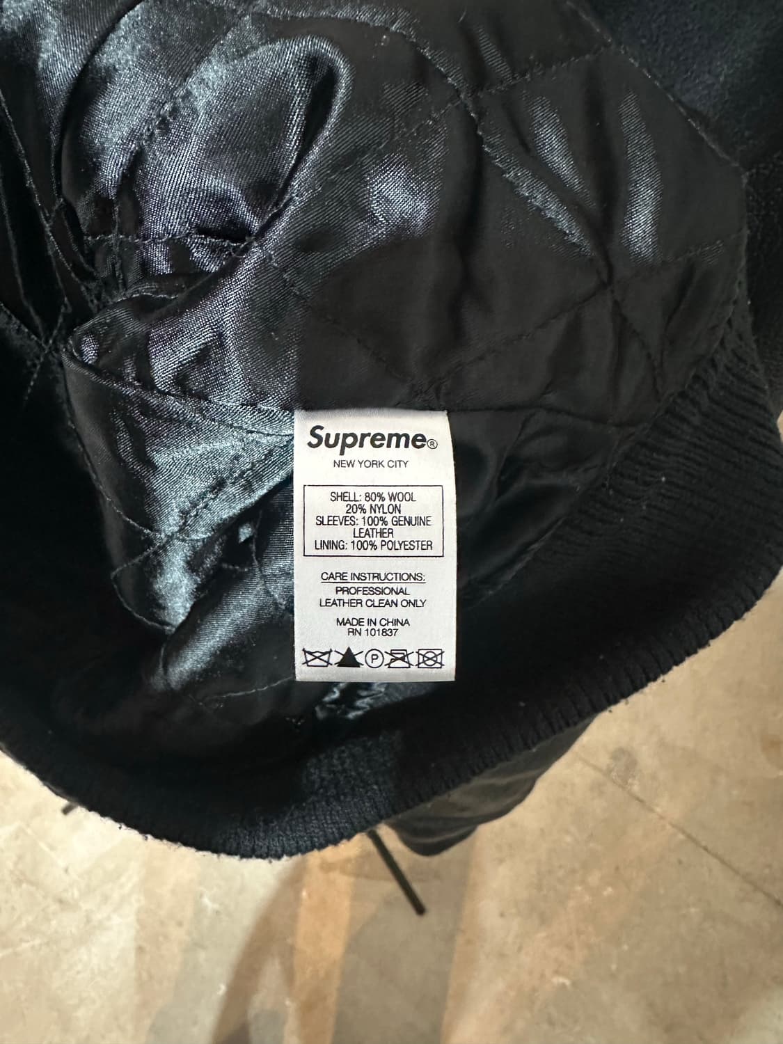 슈프림 킹 후드 바시티 자켓 상품이미지4