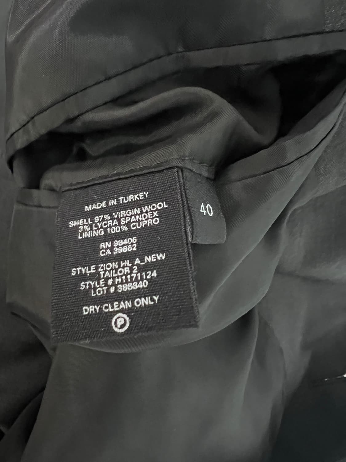 띠어리 뉴테일러 수트 셋업 정장 다크차콜 상품이미지3