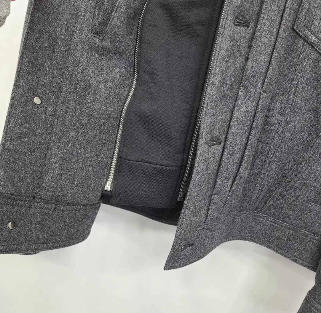 준지 JUUN.J 2022 FW 후드 울 자켓 46 정품 상품이미지6