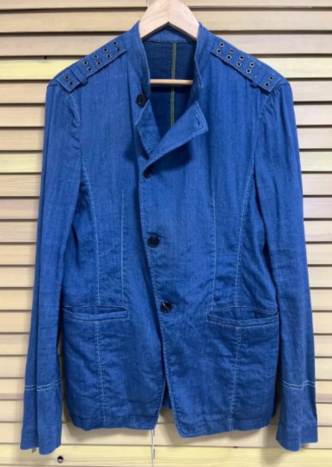 시스템 남성 청헤지코튼린넨자켓 95 상품이미지3