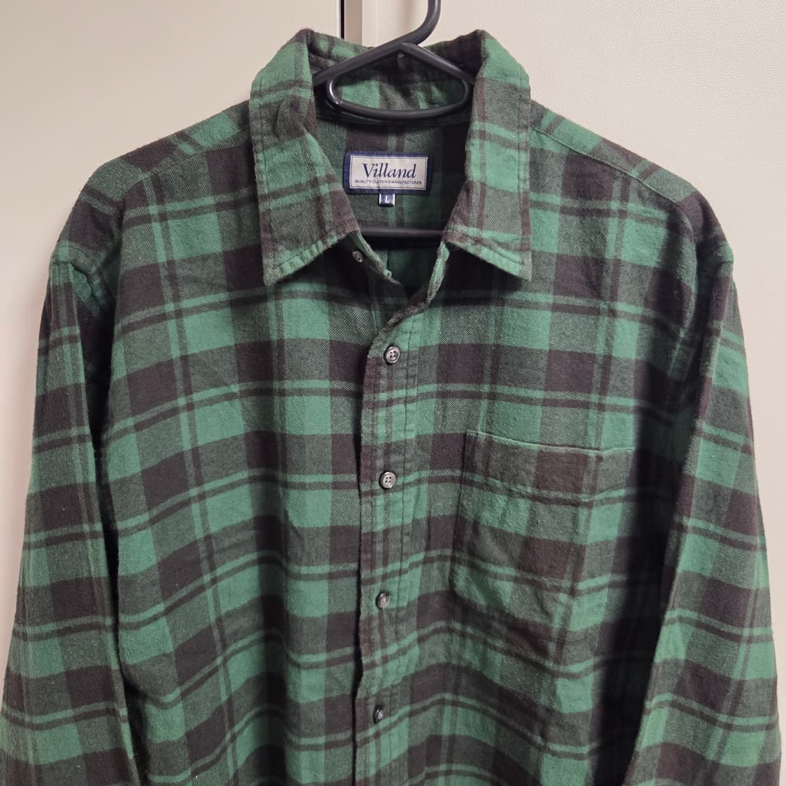 Villand 재팬 플란넬 체크 셔츠 L(100) 상품이미지2