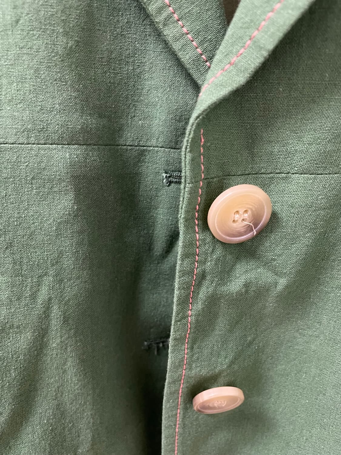 두배로 duex baerho 린넨 셋업 자켓 55사이즈 상품이미지3