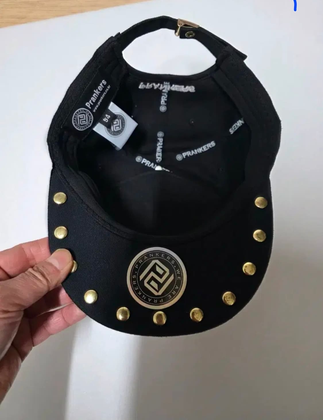 프랭커스 블랙 스터드 장식 힙합 모자 사이즈 54 상품이미지6
