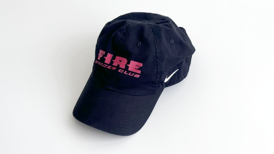 나이키 S1ZE 검정 블랙 볼캡 ‘Fire Soccer Club’ 상품이미지3