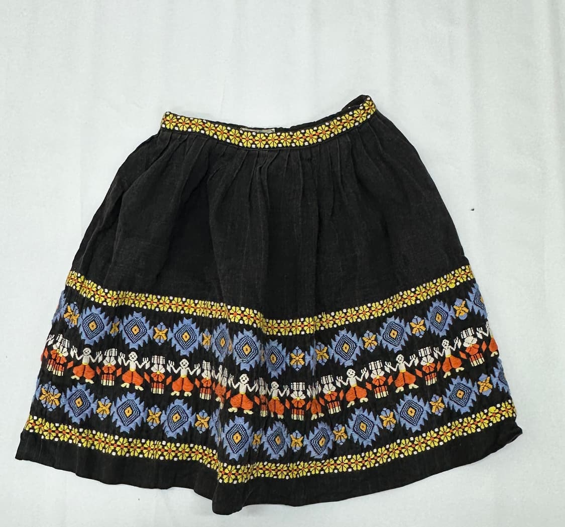 🪇하구미의 에스닉 자수 코디세트🪇 레이어드 소라색 니트 히피 레어템 상품이미지5