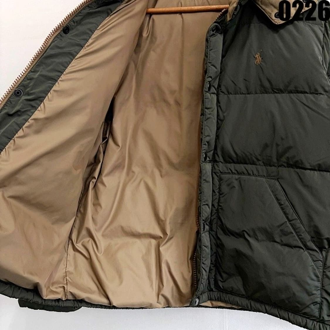 폴로 랄프로렌 후드 구스다운 패딩 자켓 L 0226  상품이미지5