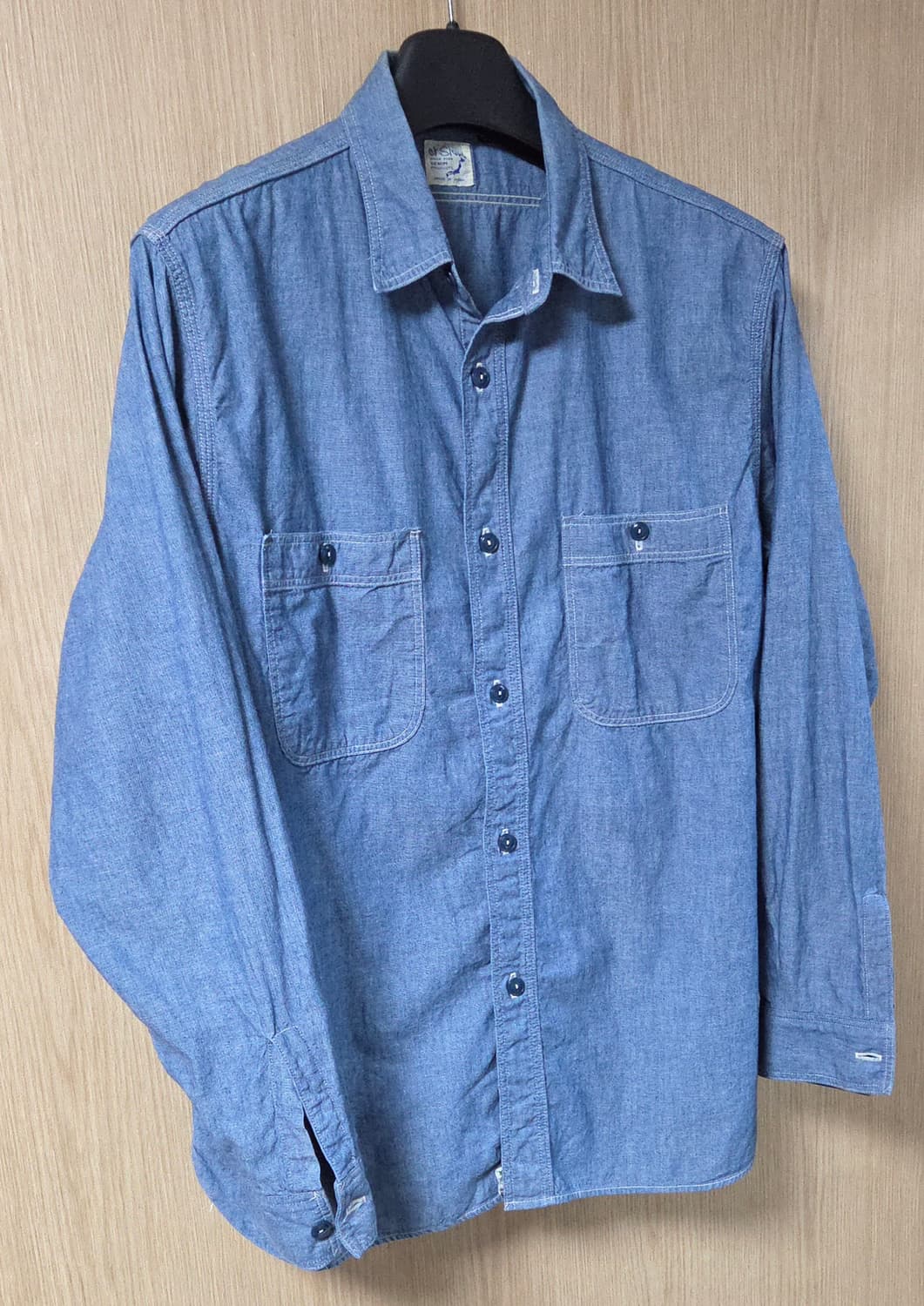 (착샷) 오어슬로우 샴브레이 셔츠 상품이미지2