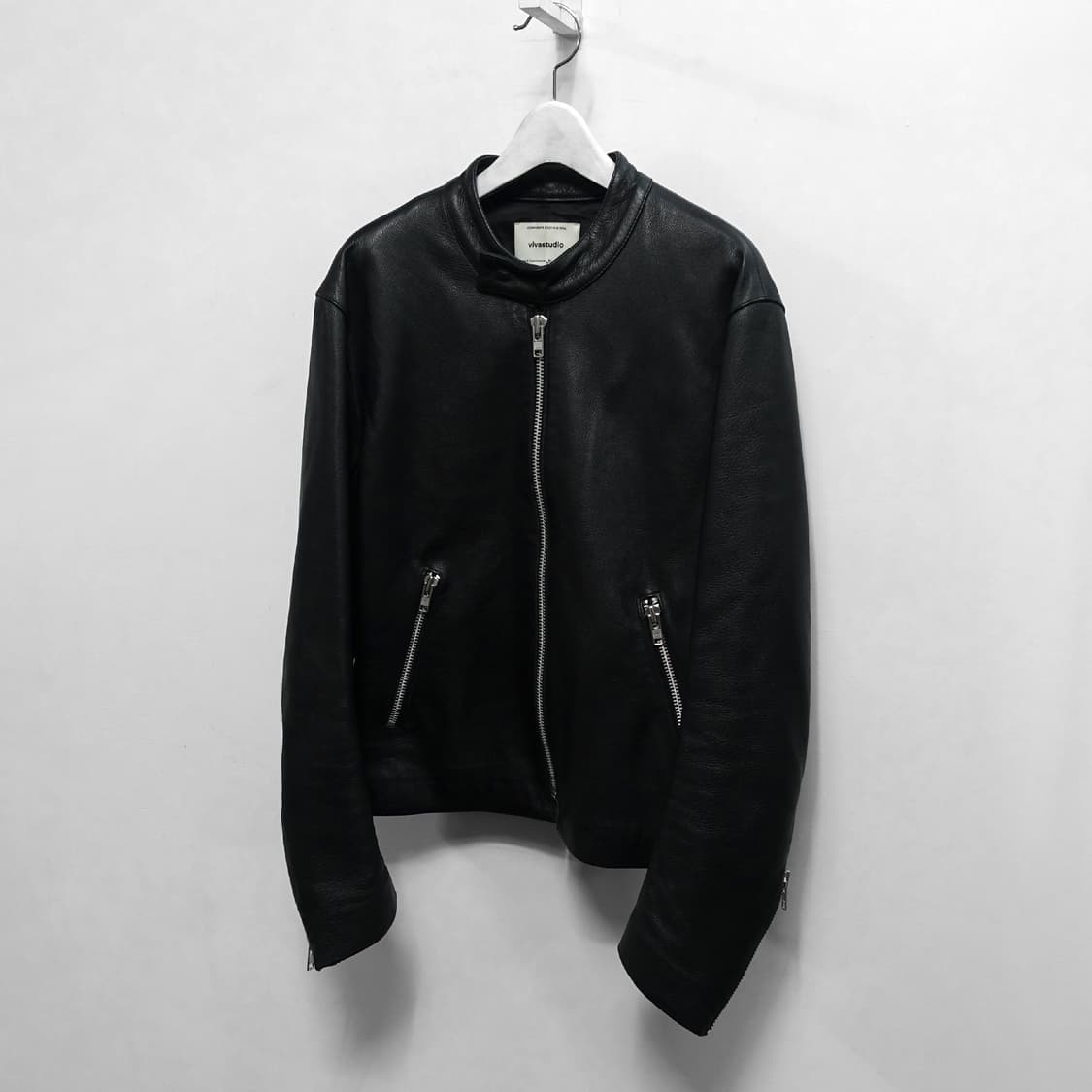 VIVASTUDIO 비바스튜디오 섀도우라이더스 카우 나파 레더 라이더자켓 상품이미지4