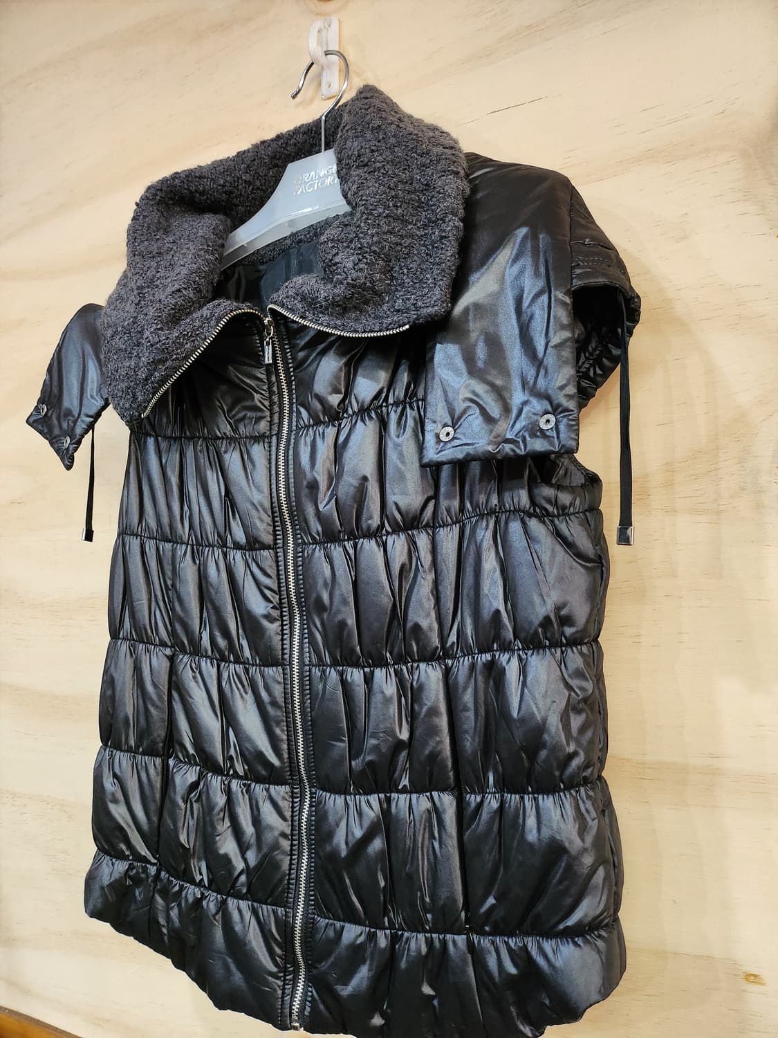 166) 시슬리 블랙 패딩 조끼 상품이미지3