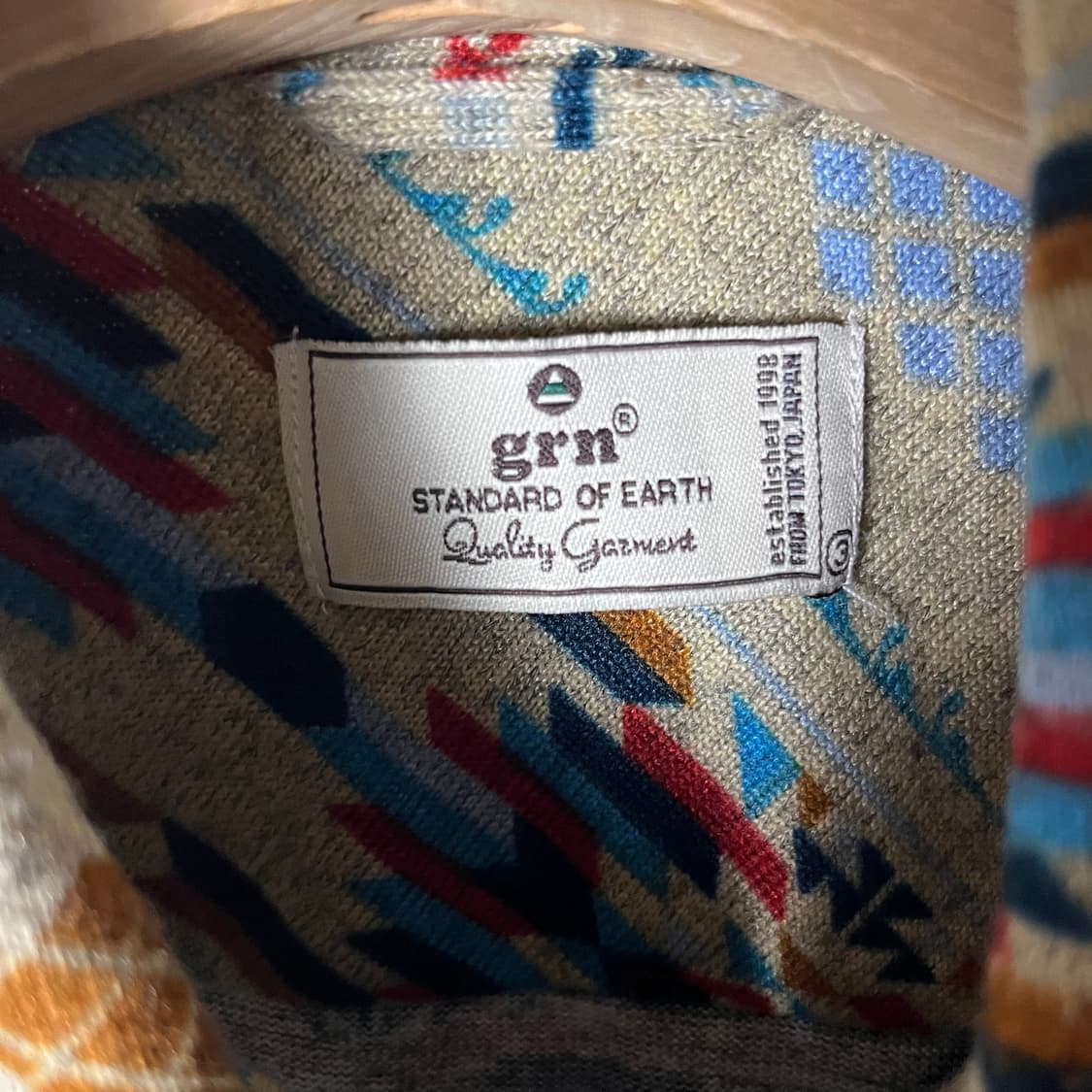 [Grn] 재팬 나바호패턴 콘초 웨스턴 셔츠 상품이미지5