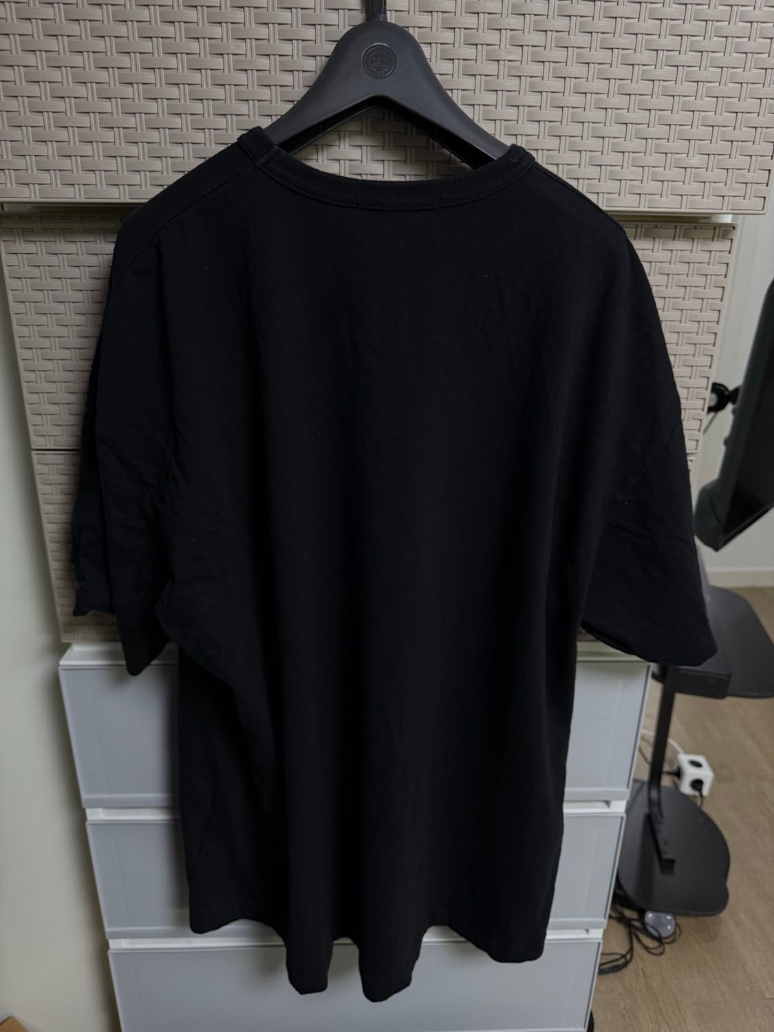 cdg 오버사이즈 반팔티 블랙 m 상품이미지7