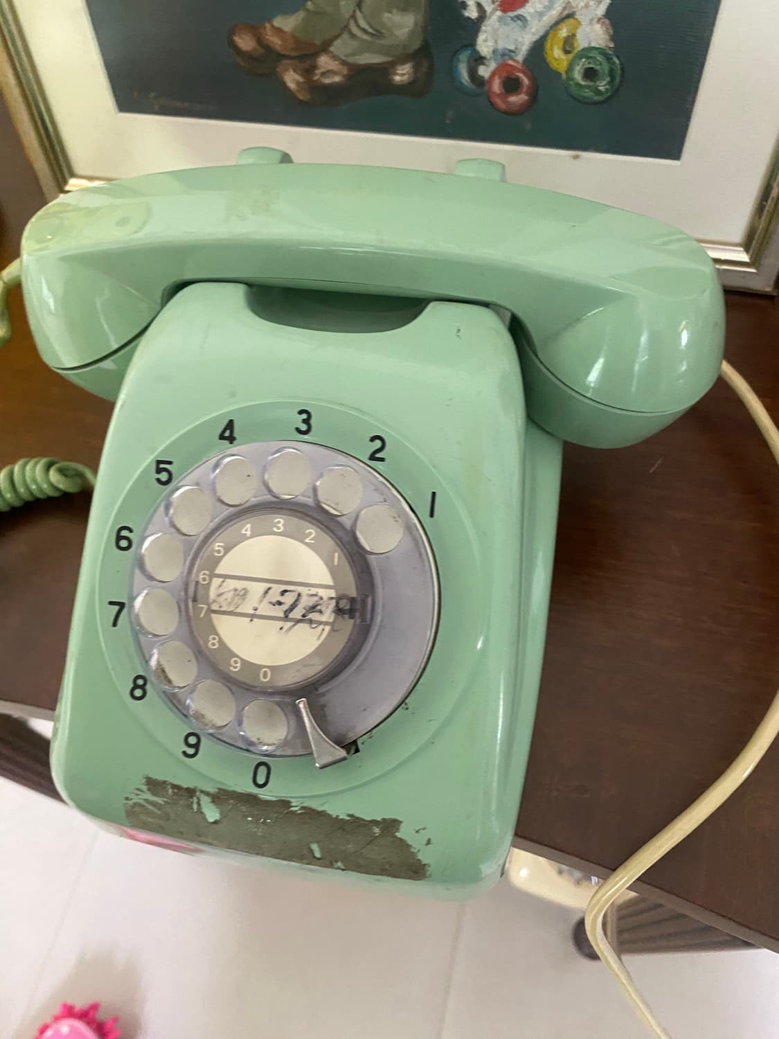 1970년대 일본 다이얼 빈티지 전화기 상품이미지2