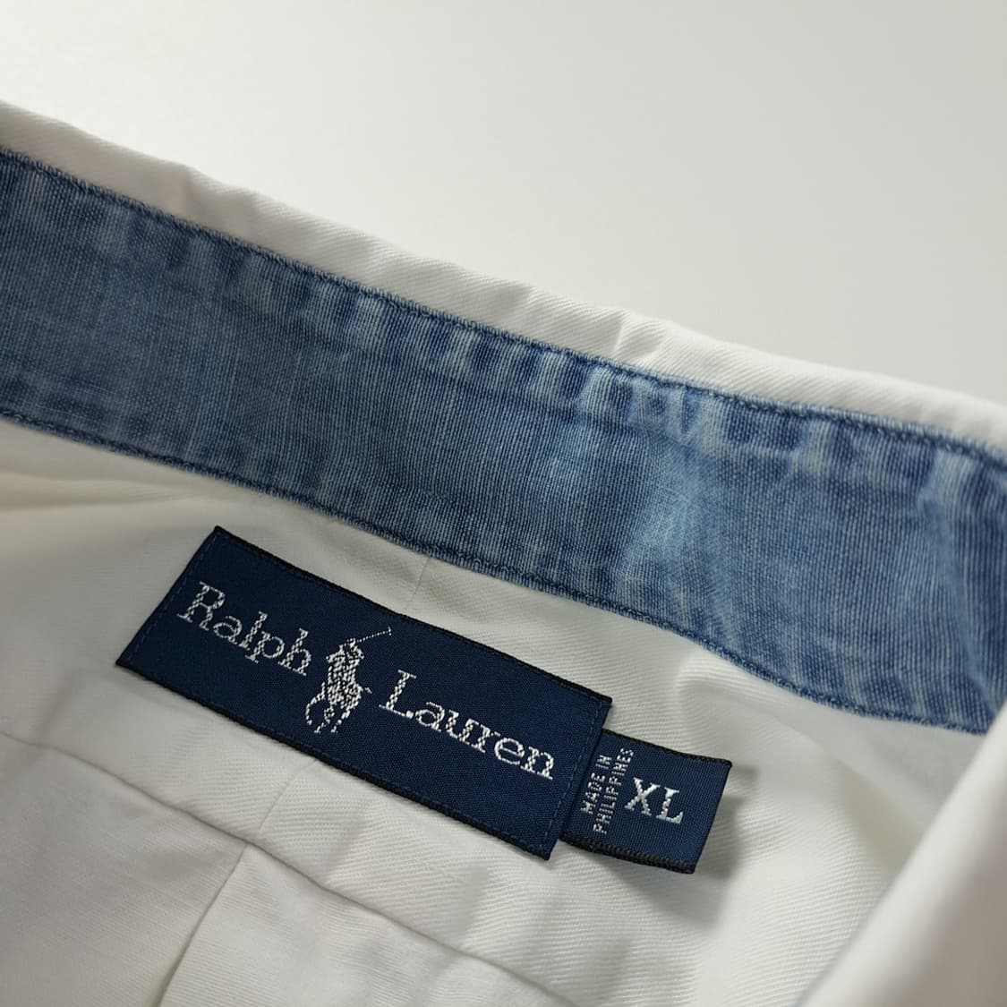 CK607 XL 폴로 90s 버튼다운 화이트 셔츠 남방 상품이미지3
