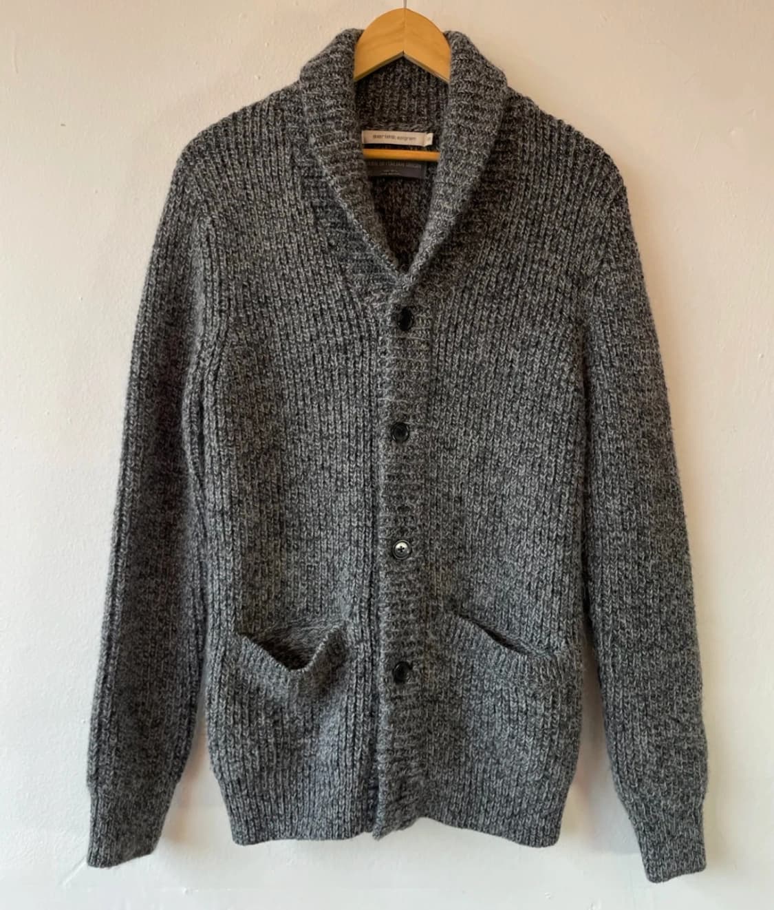 시리즈에피그램 남성 숄카라울혼방가디건
 상품이미지1