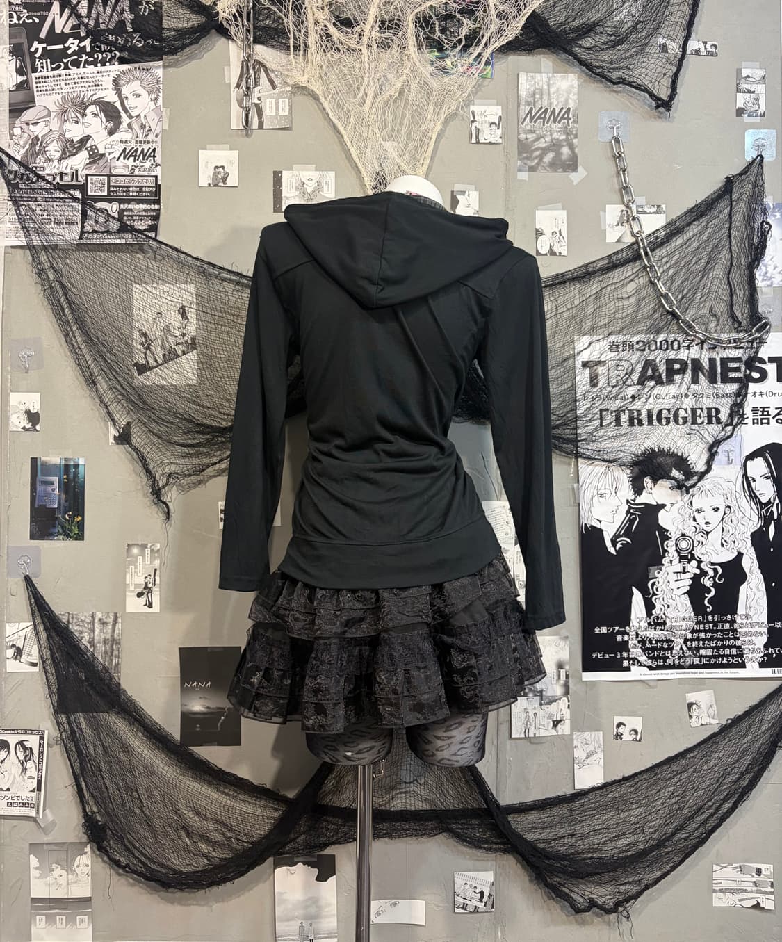 Y2K slim Buckle Hoodie zip up  상품이미지4