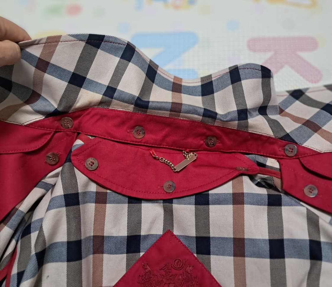 닥스 여성 레드 트렌치 코트 55~66 상품이미지6