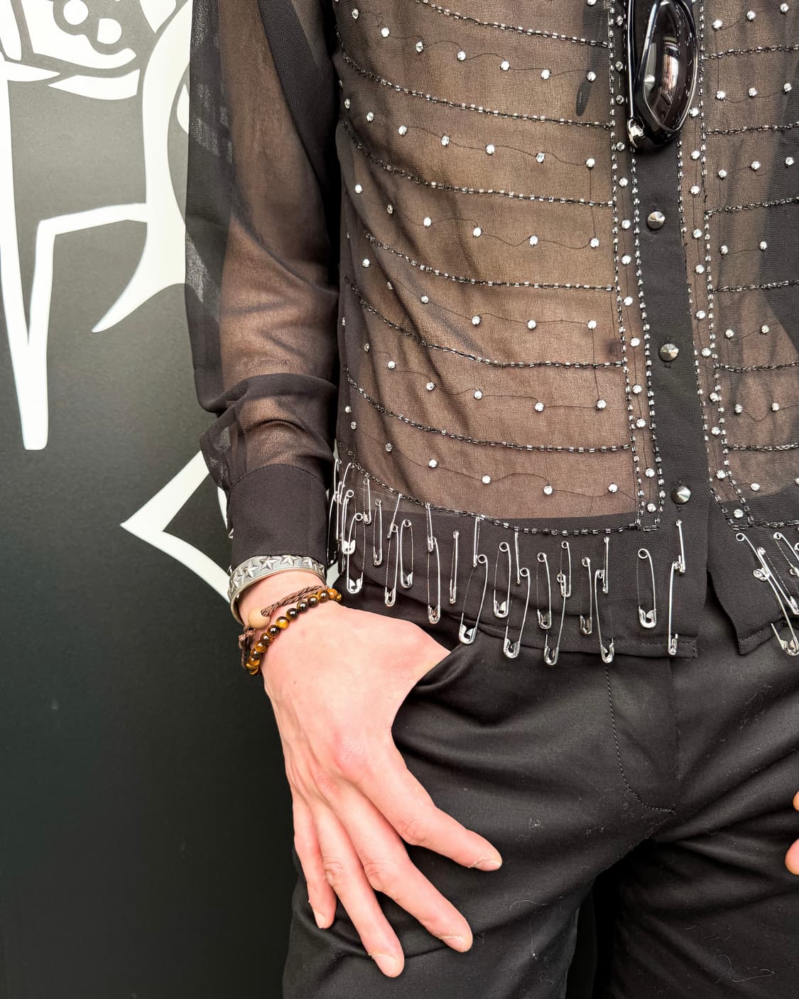 DIESEL 2015 - Stud & Safety Pin Shirts  상품이미지3