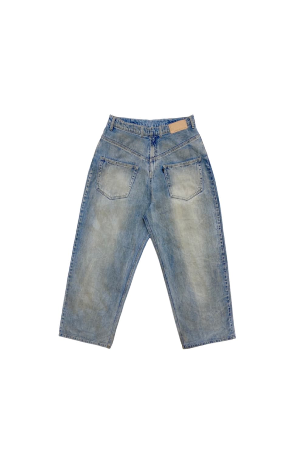 프로젝트gr 코티드 백워드 데님 팬츠 블루 (2)/ 현 프로토콜 인덱스 상품이미지1