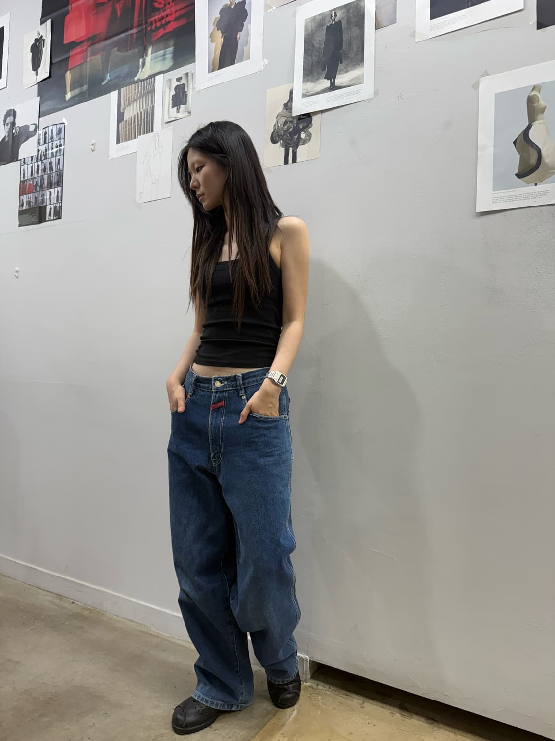 도그타운 와이드 올드스쿨 무드 데님팬츠 상품이미지2