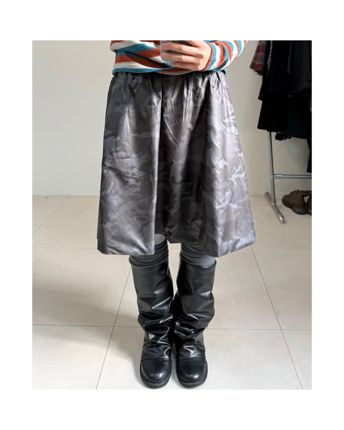 빈티지 리버서블 스커트 상품이미지2