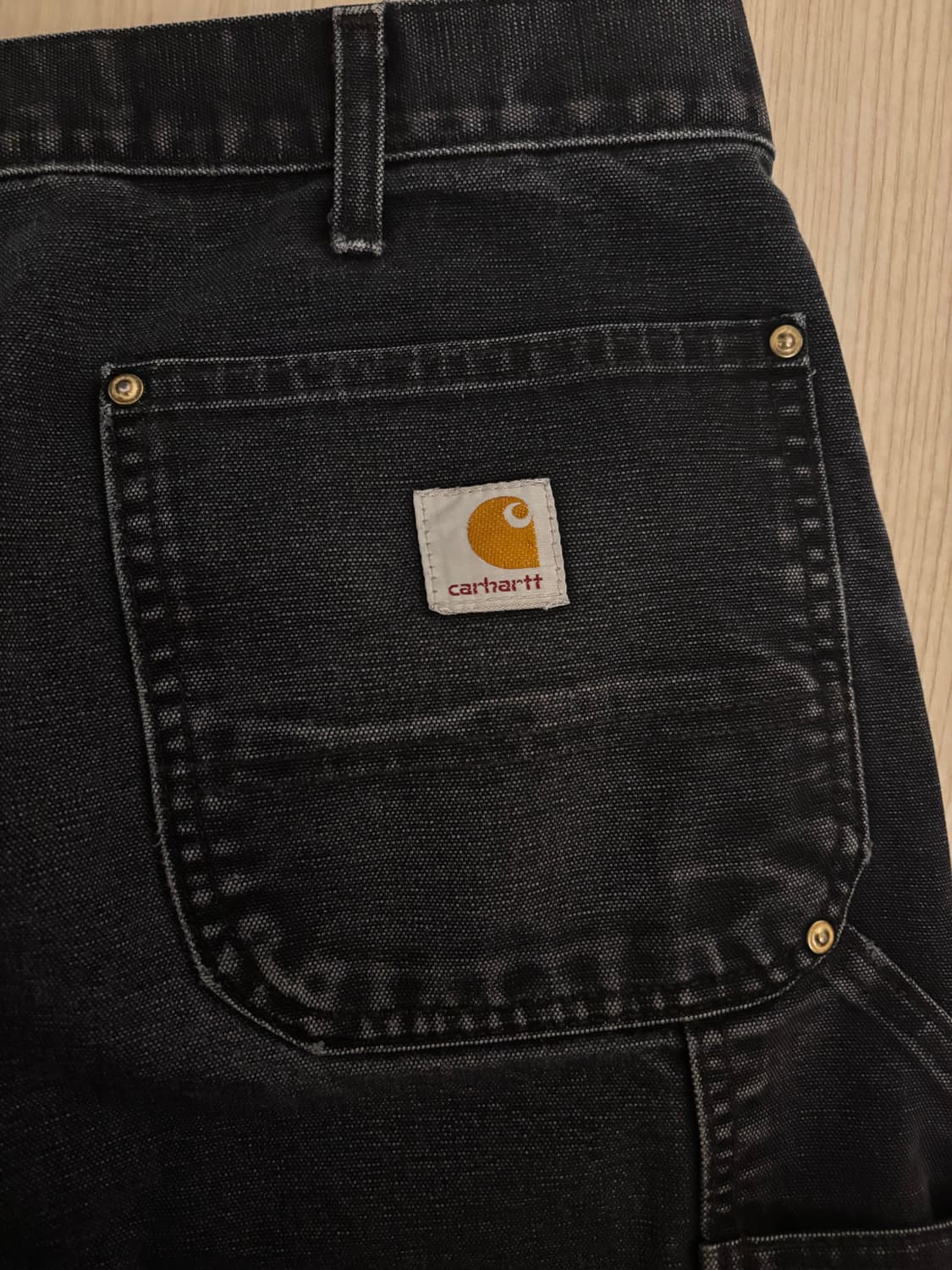 칼하트 더블니 페이드 블랙 usa 36x30 상품이미지2