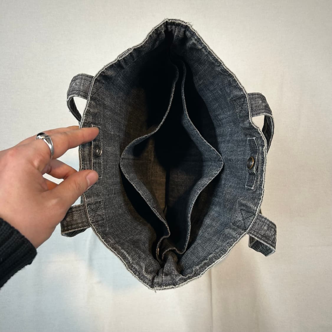 요시다 포터 코튼 데님 숄더백 토트백 P80 상품이미지7