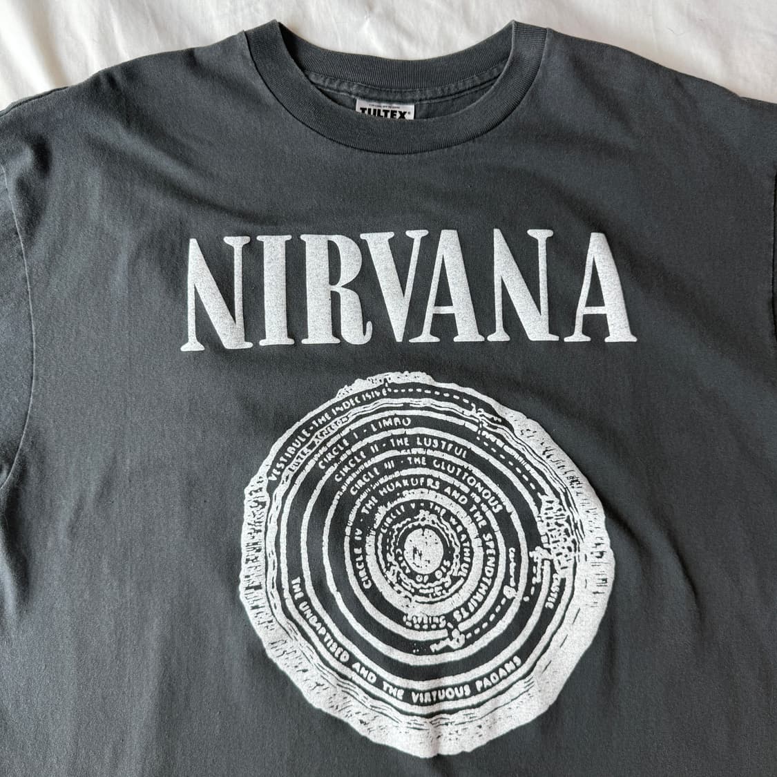 90s 너바나 NIRVANA 초기 베스티뷸 빈티지 티셔츠 상품이미지3