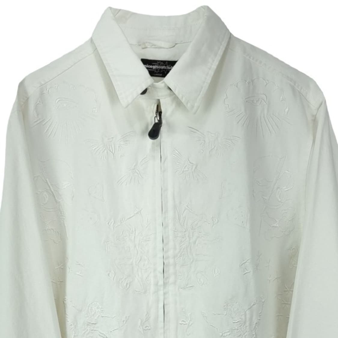 [나이스고스트클럽] 멀티 그래픽 자수 블루종 자켓 아이보리M19441 상품이미지4